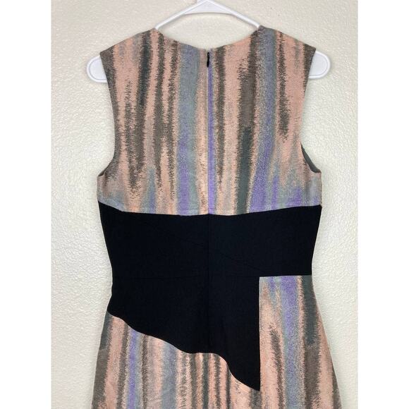 Prabal Gurung Dress Silk Lavender Fit Flare Sleeveless Knee Made in USA 6 Small - Picture 5 of 12